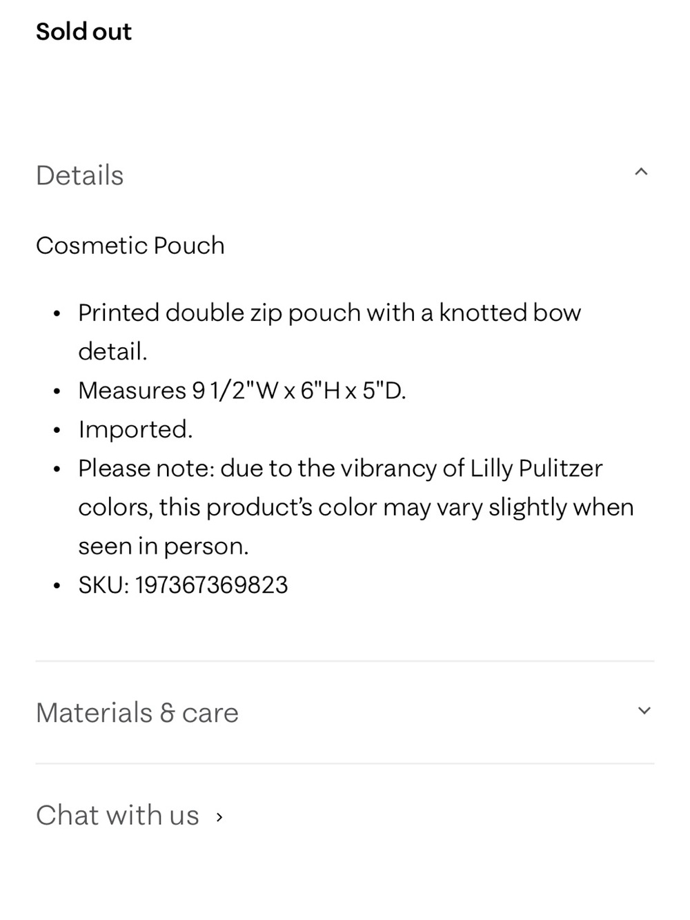NWT Lilly Pulitzer Pink and Green Cosmetic Pouch - Picture 4 of 4